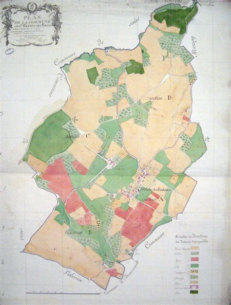 Les plans du cadastre napoléonien des histoires de paysages