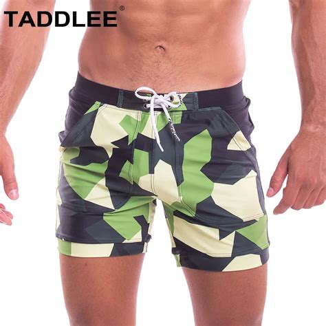 Taddlee Brand Swimwear Men Swimming Trunks Boxer Shorts Short Swimsuits