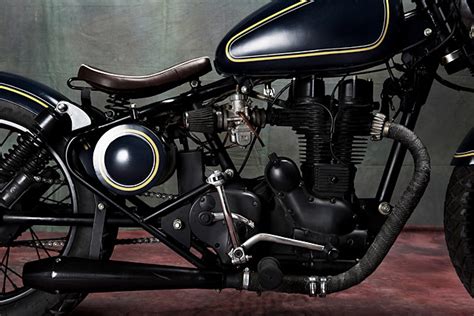 03 Royal Enfield Electra Bull City Customs Pipeburn