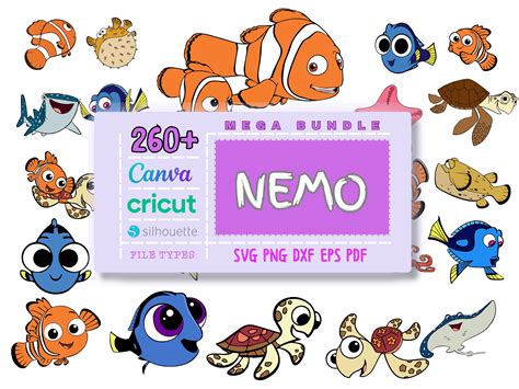 Finding Nemo Svg Bundle Finding Nemo Bundle Finding Nemo Svg Finding