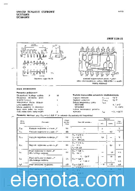 Ucy Datasheet Pdf Kb Cemi Pobierz Z Elenota Pl