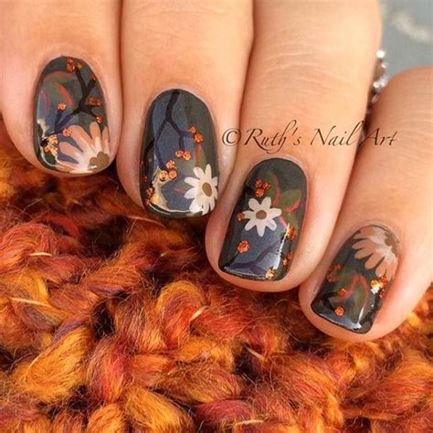 75 Fall Nails Designs And Ideas To Try This Season Fall Nail Art