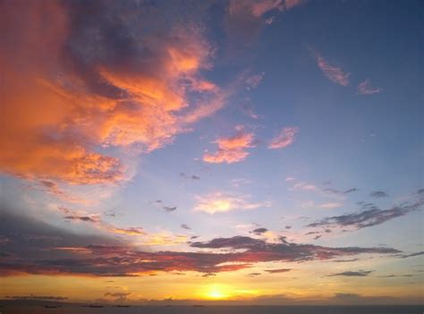 Fotos Gratis Horizonte Nube Cielo Amanecer Puesta De Sol