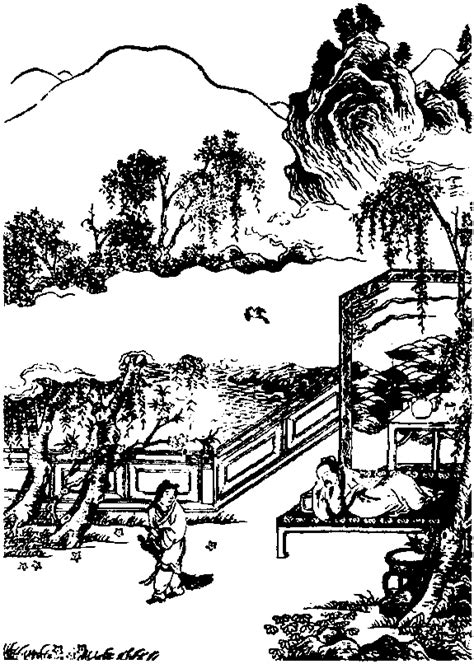 清平乐配图简笔画清平乐古诗配画简笔画清平乐村居配图简笔画大山谷图库