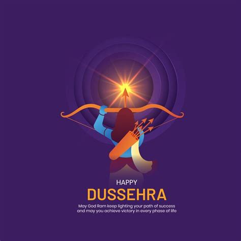 Premium Vector Creative Vector Illustration Of Lord Rama With Bow And