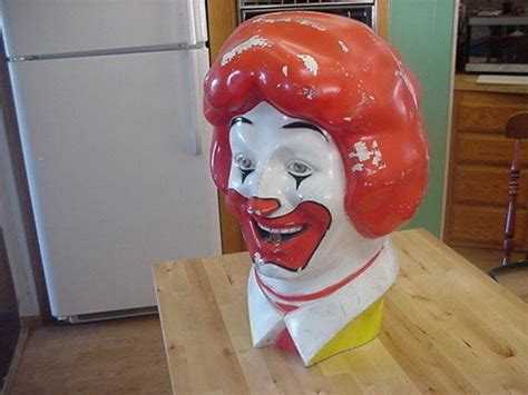 Ronald McDonald head 1977 McDonalds System 15x15x24 | #1732490293