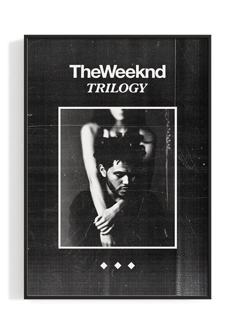 The Weeknd Trilogy Album Cover The Weeknd 'Trilogy' Poster – The