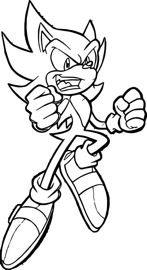 Sonic The Hedgehog Evolution Coloring Page In 2024