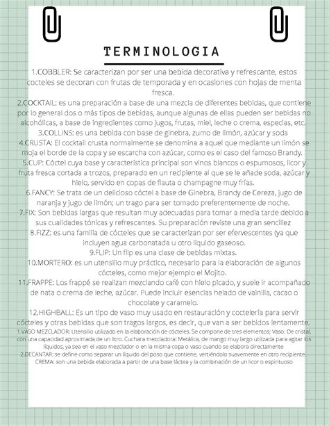 SOLUTION Terminologia Studypool