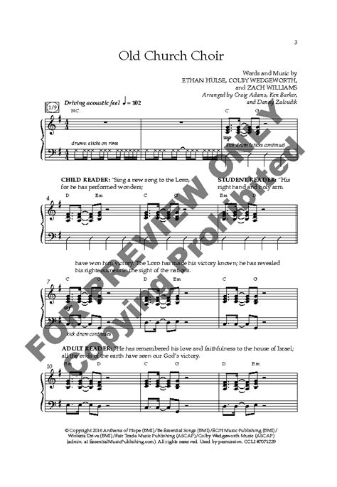 Old Church Choir (SATB ) arr. Craig Adams, K | J.W. Pepper Sheet Music