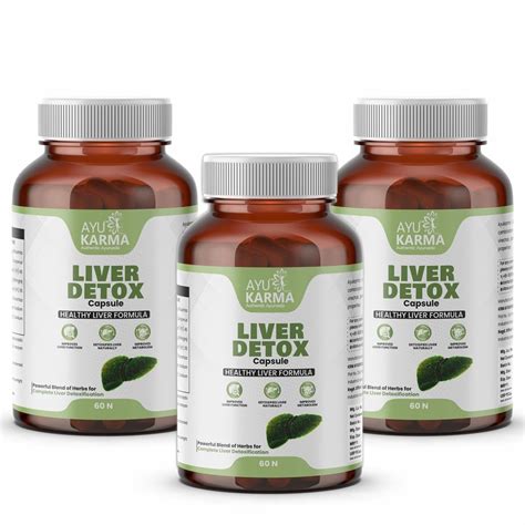 Ayukarma Ayurveda Liver Detox Capsule Advance Cleanser Boost