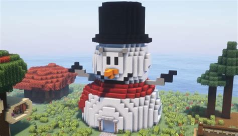 Snowman House Minecraft Map