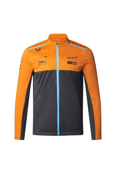 F1 Store | McLaren | Team Softshell 2023 Grey Orange - Racing Fashion