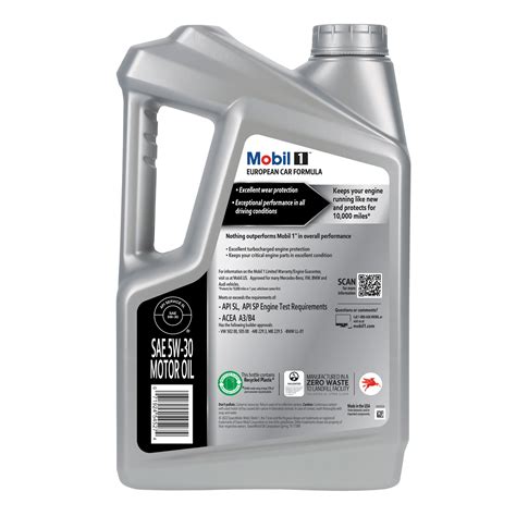 Mobil 1 Fs European Car Formula Full Synthetic Motor Oil 5w 30 5 Quart