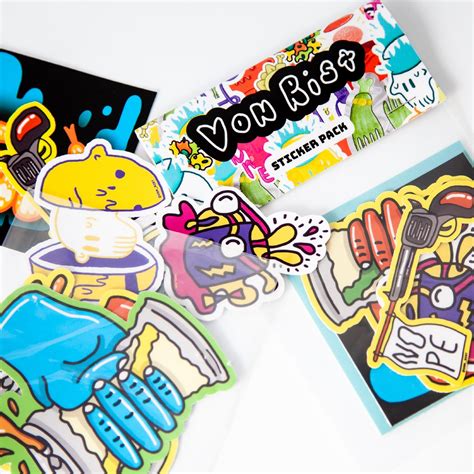 Custom Sticker Packs Sticky Brand