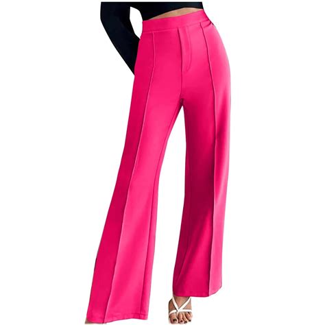 Hfyihgf Womens Stretch Dress Pants Front Seam Casual Slacks Pants