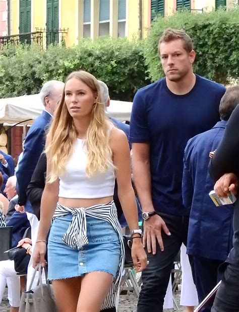 Caroline Wozniacki and David Lee Strolling in Portofino 07/14/2018 ...