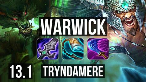 Warwick Vs Trynda Top 8 Solo Kills Rank 6 Warwick 800 Games