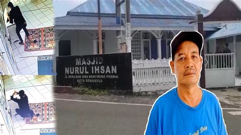 Aksi Viral Pria Congkel Kotak Amal Masjid Terekam CCTV YouTube