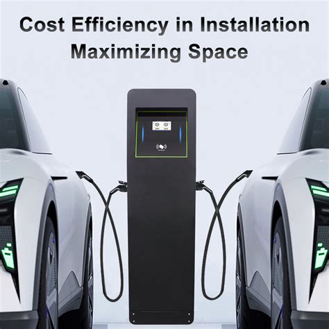 EV Charger Station380V 22kW 11kW 2 32AOEM ODM Dual Gun EV Charging