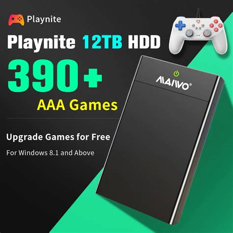 Playnite System Game Hard Drive Tb Ext Gaming Hdd Game Console With