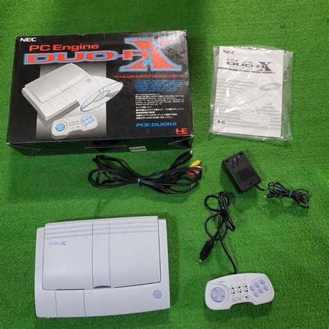 NEC PCエンジン PCE DUORX PCEngine コントローラー ゲーム機器 希少品 箱説 箱 説明書 Duo RX 起動確認済み代購幫