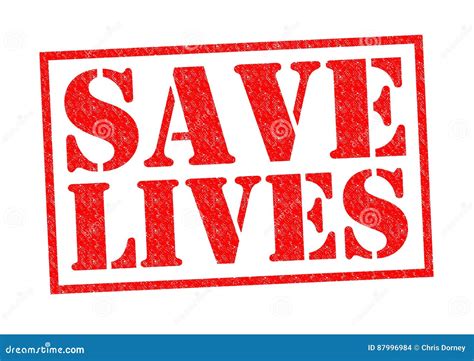 Save Lives Stock Photo 87996984