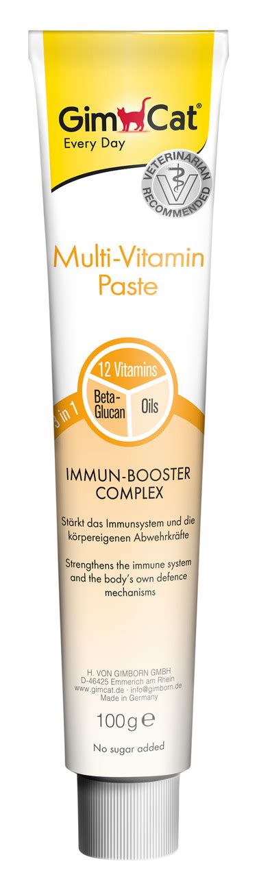 GimCat Multi Vitamin Paste Katzen Nahrungsergänzung 100 g 100 g