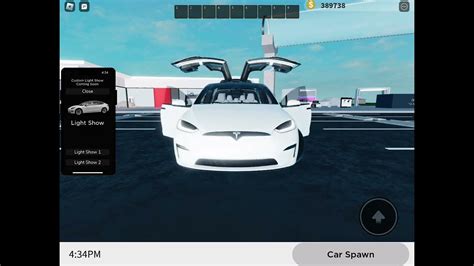 Roblox Tesla Model X Lightshow [autopilot Simulator] Youtube