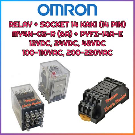 Jual Omron Relay My N My N Gs My N Gs R Vdc Vdc Vac