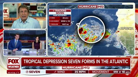 Tropical Depression 7 Forms As Nhc Tracks Several Systems Across