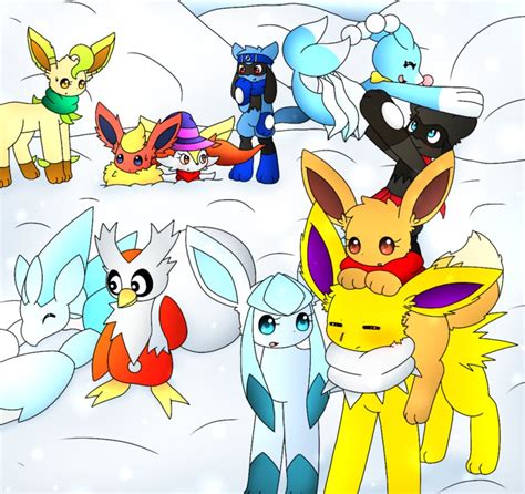 Eeveelution Squad By Pkm150 On Deviantart