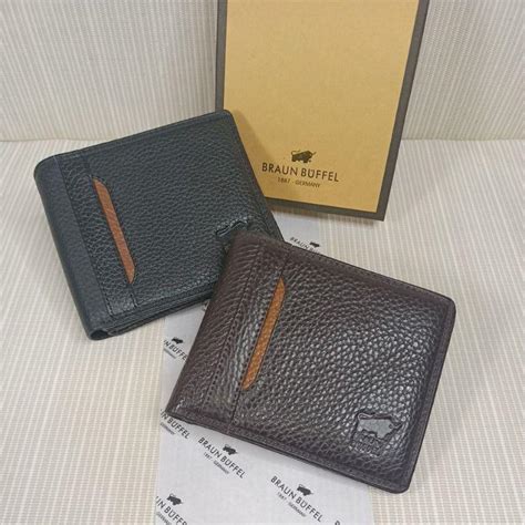 Braun Buffel Dompet Pria Ruang Kulit Asli New Fesyen Pria Tas