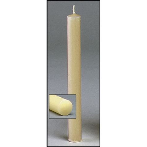 100 Beeswax Altar Candle 7 8 X 12 H 24 Pk [consumer]autom