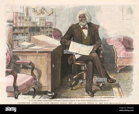 A Lithographic Print Of African American Diplomat Abolitionist And