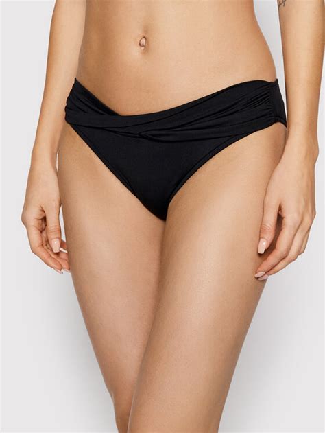 Seafolly Bikini Unterteil Twist Band 44320 942 Schwarz Modivo De