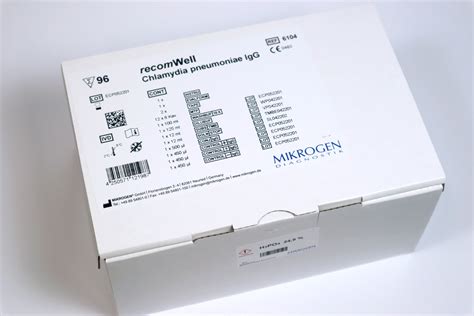 Mikrogen Diagnostik Recomwell Chlamydia Pneumoniae Igg Elisa Kit 6104