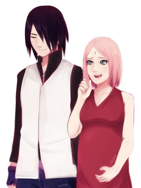 Natto Nguyen Sasusaku Sakura Pregnant Naruto Shippuden Characters