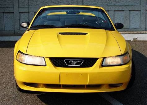 Chrome Yellow 1999 Ford Mustang Convertible