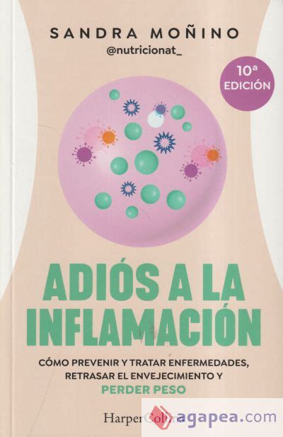 ADIOS A LA INFLAMACION SANDRA MOÑINO 9788410021181