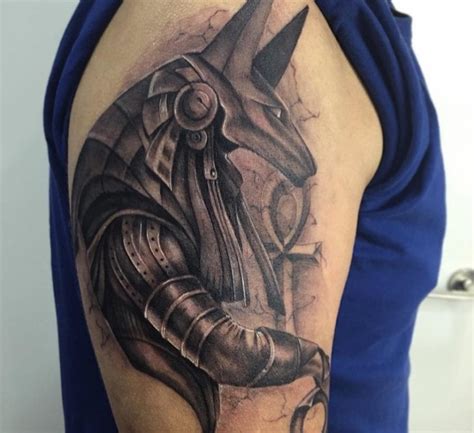 Tatuajes De Gran Simbolismo Con Anubis Dios Egipcio