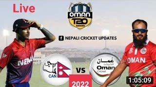 Nepal Vs Oman Live 1st T20 Match 2022 OMA Vs NEP Live Match Today