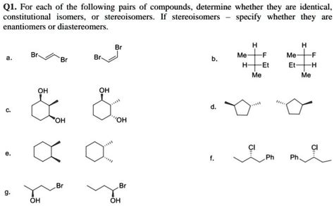 Q For Each Of The Following Pairs Of Compounds Determine Whether