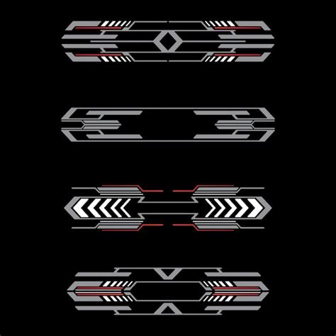 Premium Vector Racing Car Stickers Stripe Abstract Shape Vinyl Decal