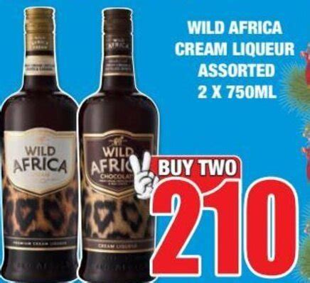 Wild Africa Cream Liqueur Assorted X Ml Offer At Boxer