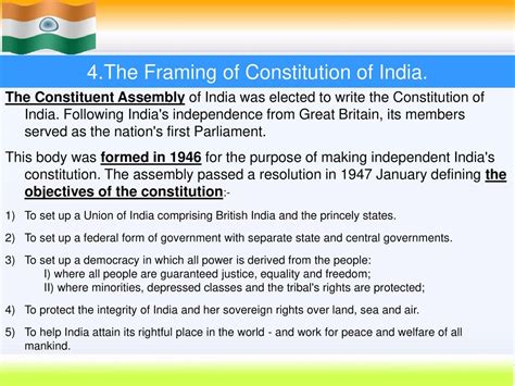 Ppt Framing Of The Indian Constitution Powerpoint 53 Off