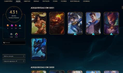 Conta League Of Legends Lvl854 Gold 3 League Of Legends Contas