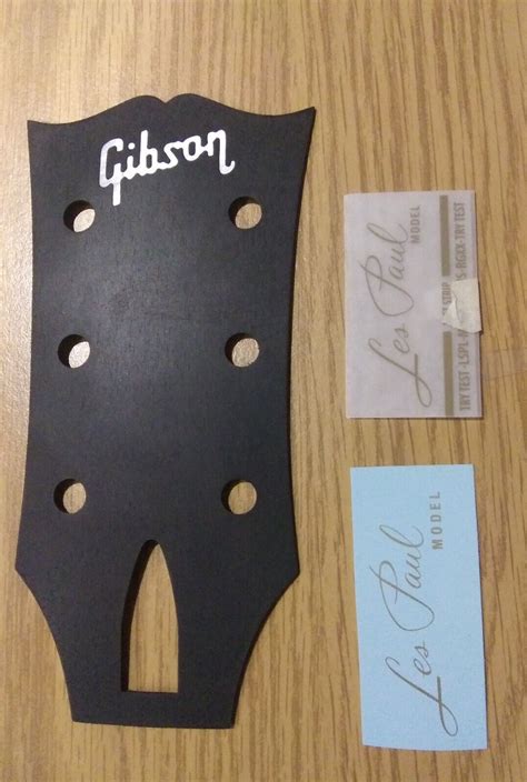 Gibson Les Paul Headstock Overlay Original 1970s 1980s 4576300649