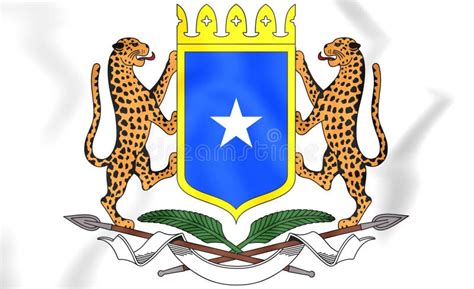 Somalia coat of arms. stock illustration. Illustration of republic ...