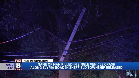 Deadly Crash In Lorain County Splits Utility Pole Fox 8 Cleveland Wjw